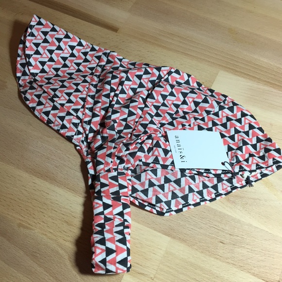 Anais & I Coral Triangle Print Headband Hat - Picture 1 of 2